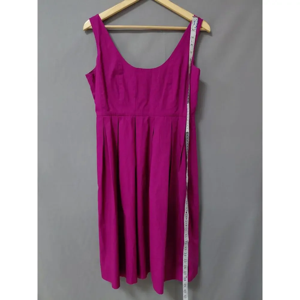 J.Crew Pink A-Line Knee Length Lined Dress Women Size 8